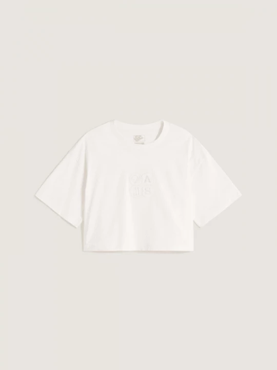 Foto van product Vans - Ellipse Relax Crop Tee, Vrouw, Wit