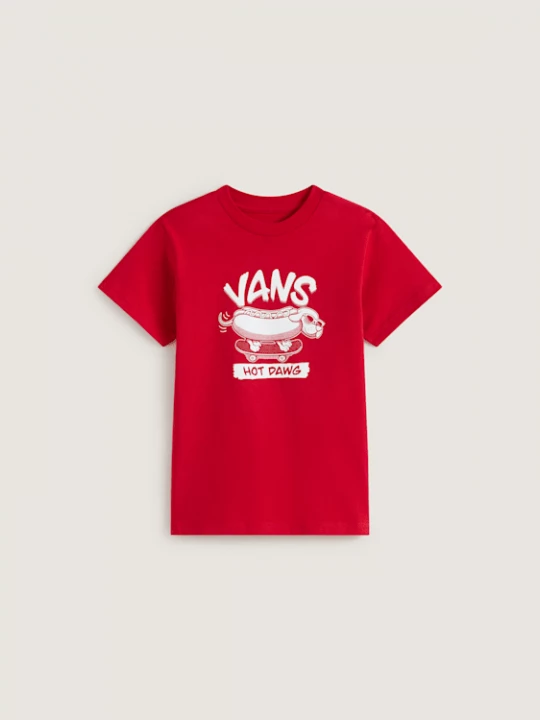 Foto van product Vans - Hot Dawg Tee voor kinderen (2-8 jaar)unisex, Rood