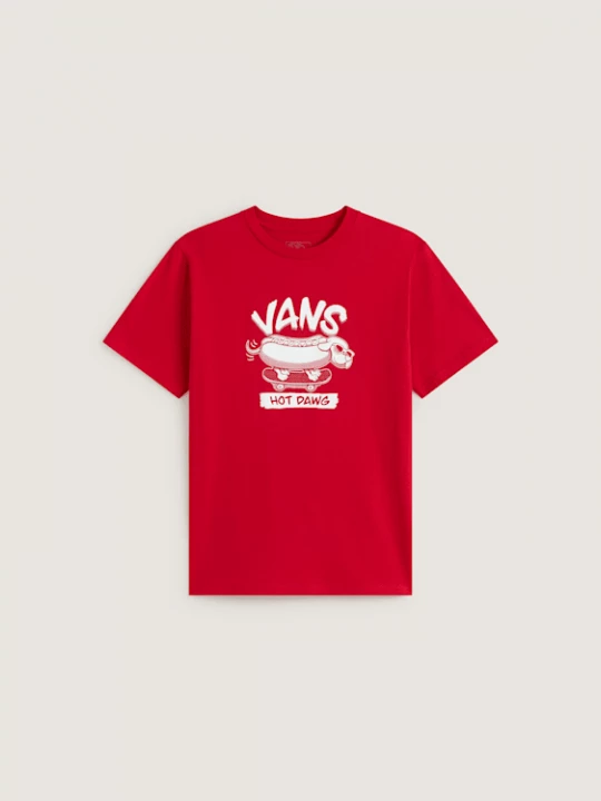 Foto van product Vans - Hot Dawg Tee voor kinderen (8-14 jaar)unisex, Rood