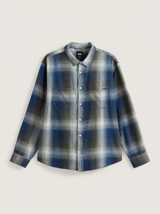 Foto van product Vans - Indigo Plaid Overhemd met lange mouwen, Man, Groen