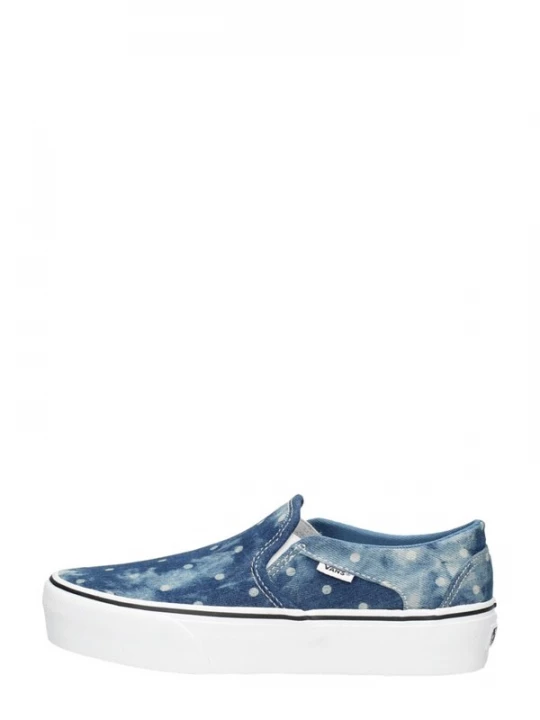 Foto van product VANS Instappers 'Asher Platform' lichtblauw