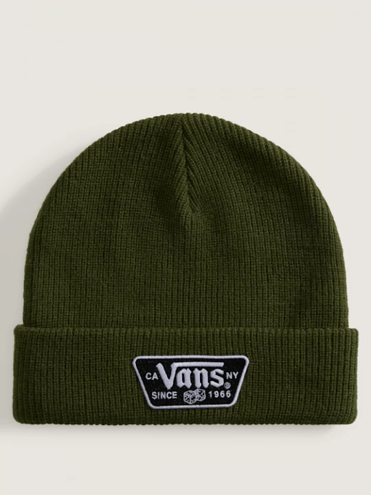 Foto van product Vans - Knu Patch Beanie Green Balsam, Man, Groen, Grootte: Een maat