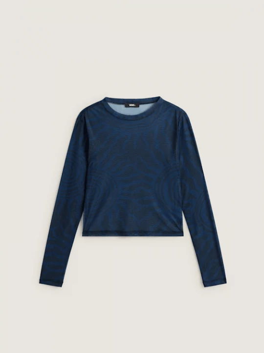 Foto van product Vans - Ludlow Mesh top met lange mouwen, Vrouw, Blauw