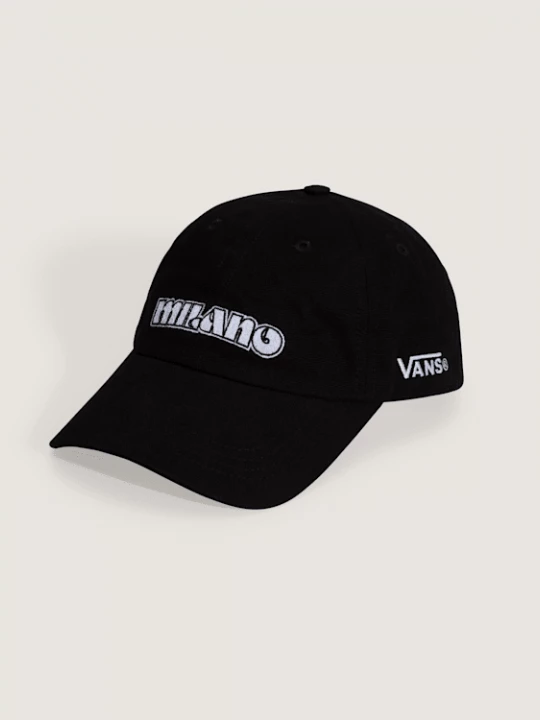 Foto van product Vans - Milano Half Box Curved Bill Jockey Pet, Man, Zwart, Grootte: Een maat
