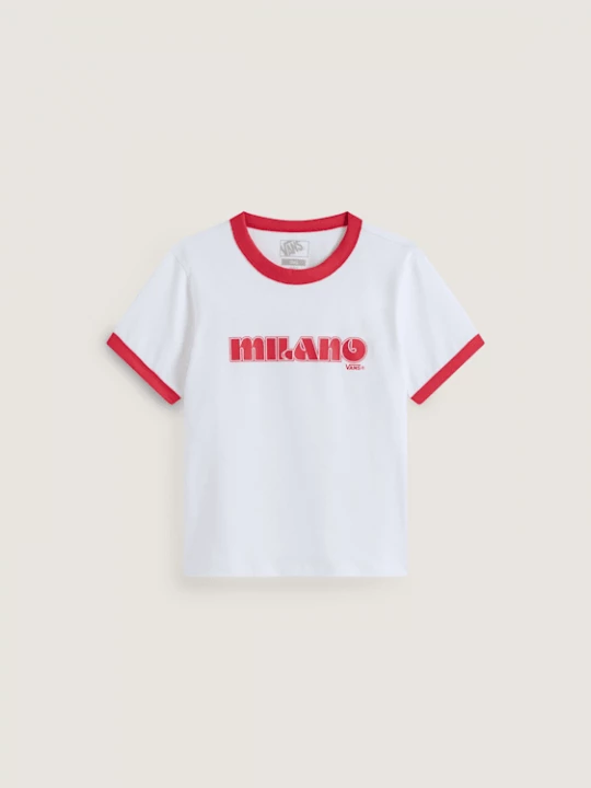 Foto van product Vans - Milano Vans Ringer Tee, Vrouw, Wit