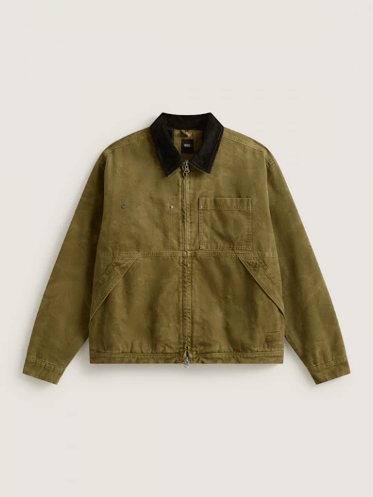 Foto van product Vans - Nico Chore Canvas Jacket Olive Brown, Man, Beige