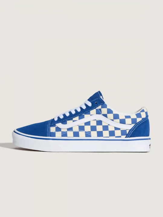 Foto van product Vans - Old Skool Checkerboard Schoenen, Man, Blauw