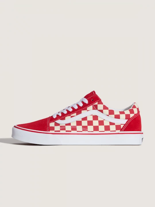 Foto van product Vans - Old Skool Checkerboard Schoenen, Man, Rood
