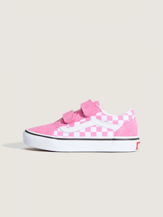 Foto van product Vans - Old Skool V Checkerboard Kinderschoenen (4-8 jaar)unisex, Roze