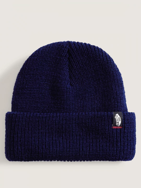 Foto van product Vans - Original Shallow Cuff Beanie, Man, Blauw, Grootte: Een maat