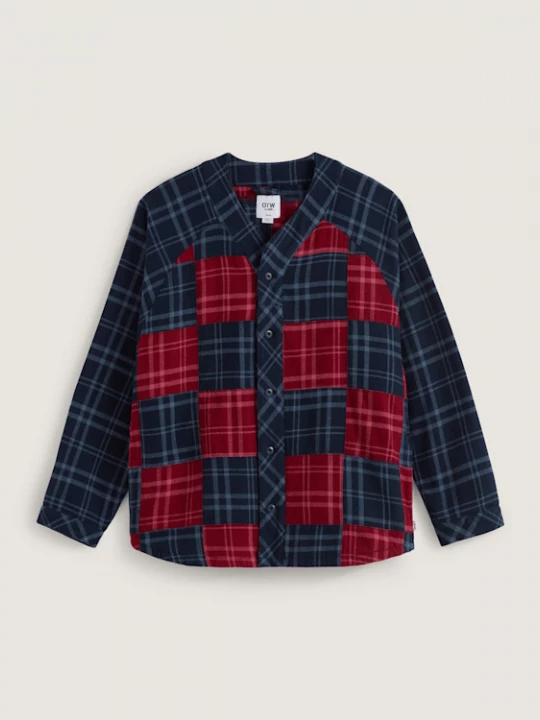 Foto van product Vans - OTW Blocked Flannel Overhemd, Man, Blauw