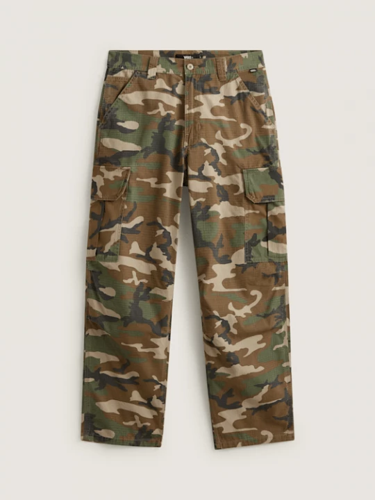 Foto van product Vans - Para Baggy AOP Cargo Pant Aluminum Camo, Man, Groen