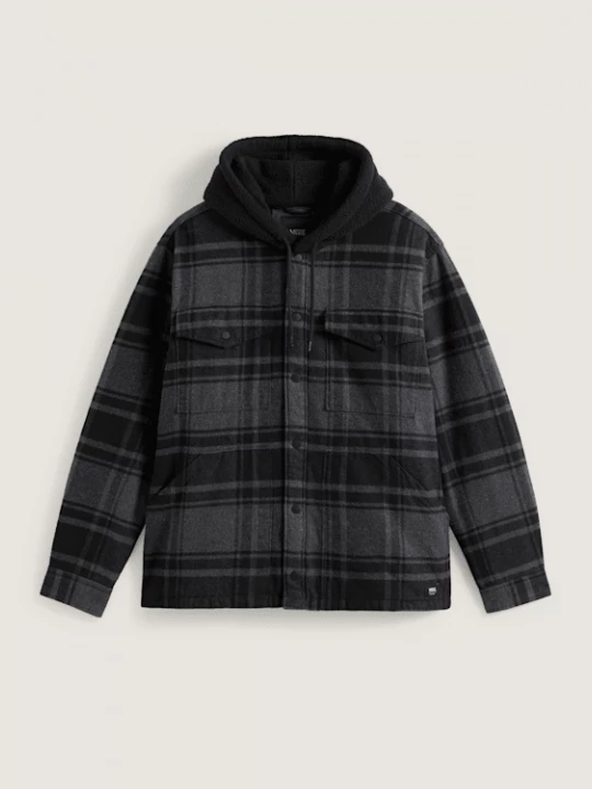 Foto van product Vans - Piedmont Plaid Shacket met capuchon, Man, Zwart