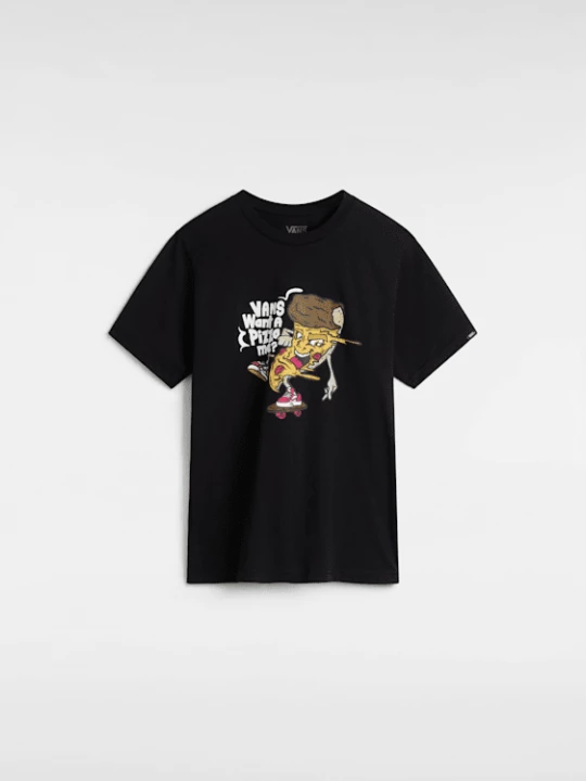 Foto van product Vans - Pizza Me Tee voor kinderen (8-14 jaar)unisex, Zwart