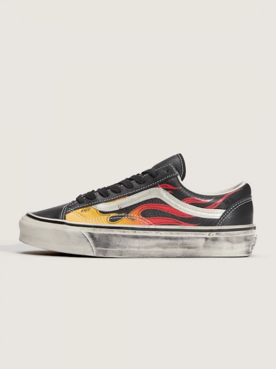 Foto van product Vans - Premium Old Skool 36 Flames Schoenen, Man, Zwart