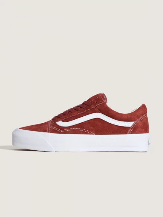 Foto van product Vans - Premium Old Skool Schoenen van varkenssuède, Man, Bordeaux