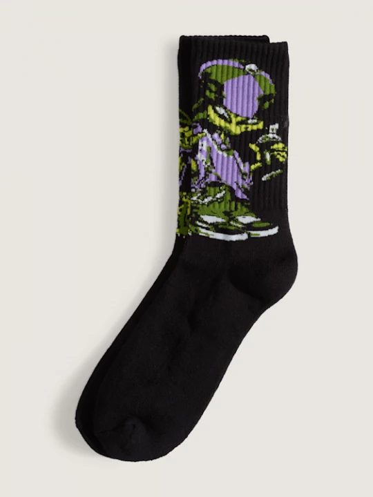 Foto van product Vans - Premium Wreckpack Alien Dog Crew Sokken (1 paar), Man, Zwart, Grootte: M (38.5-42​)