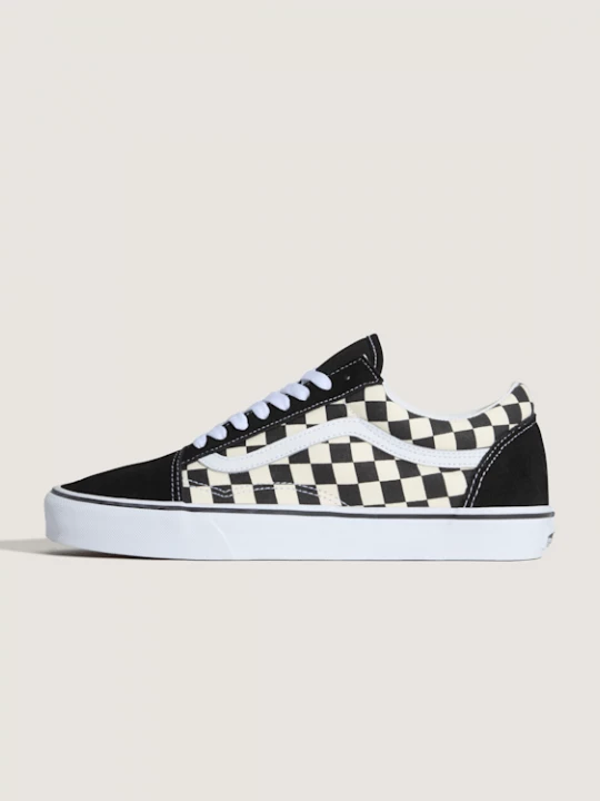 Foto van product Vans - Primary Check Old Skool Schoenen, Man, Zwart