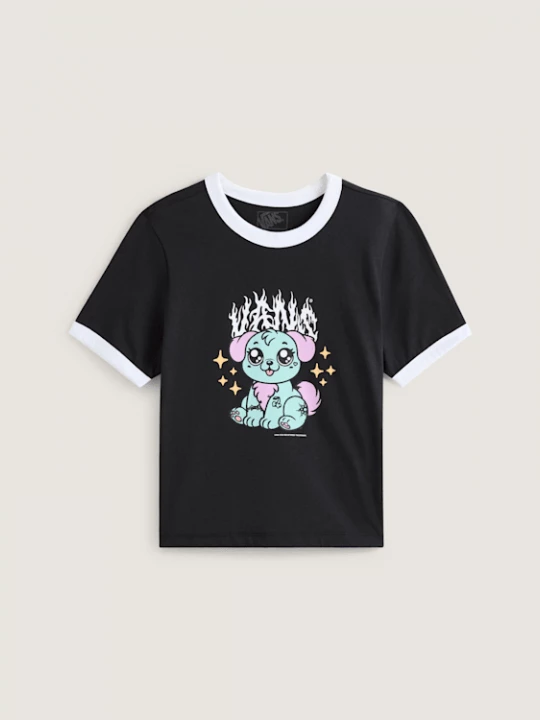 Foto van product Vans - Puppy Ringer Tee, Vrouw, Zwart