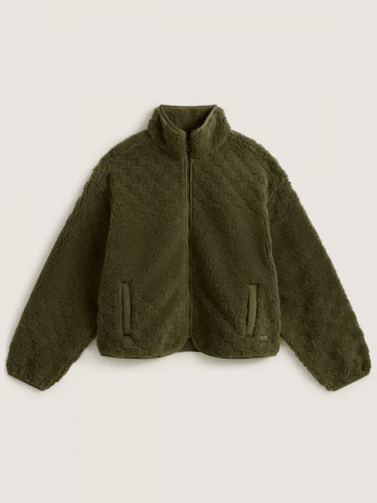Foto van product Vans - Queens High Pile Jacket Mossy Olive, Vrouw, Groen