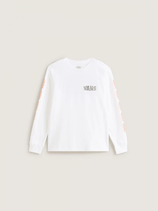 Foto van product Vans - Racing Flames Tee met lange mouwen voor kinderen (8-14 jaar)unisex, Wit