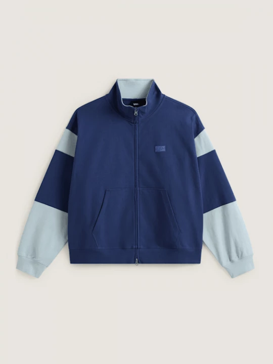 Foto van product Vans - Retro Sport Sweatshirt met volledige rits en opstaande kraag, Man, Blauw