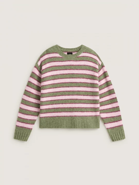 Foto van product Vans - Rollins Stripe Sweater Green Balsam / MystcMlbry, Vrouw, Groen