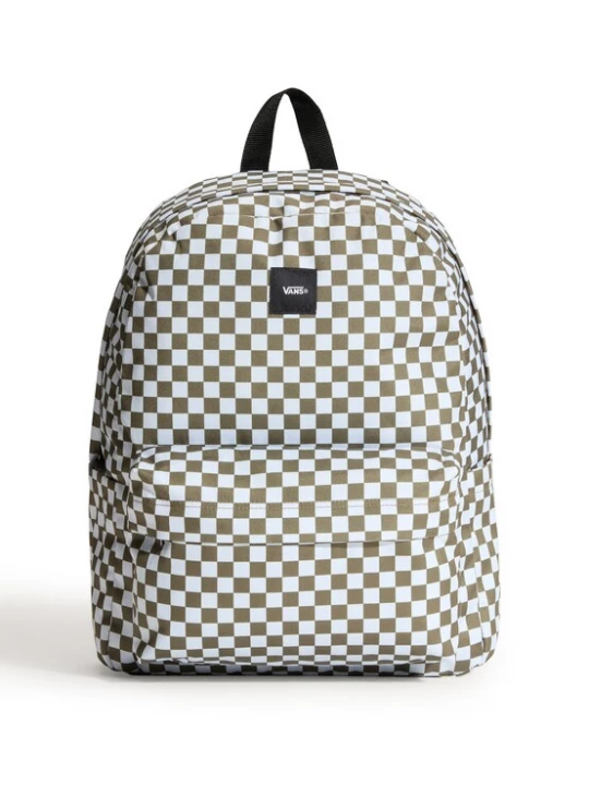 Foto van product VANS Rugzak 'Old Skool Check' olijfgroen / wit
