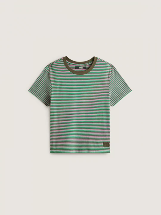 Foto van product Vans - Salton Stripe Tee, Vrouw, Groen