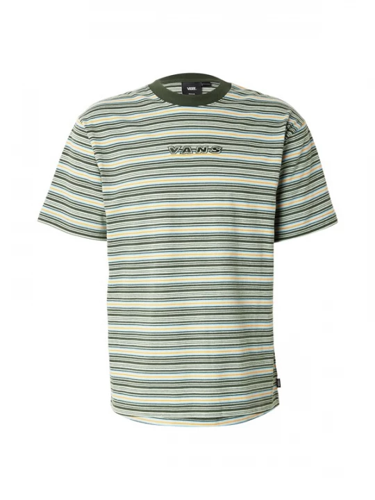 Foto van product VANS Shirt 'Cameron' crème / lichtblauw / olijfgroen / oranje