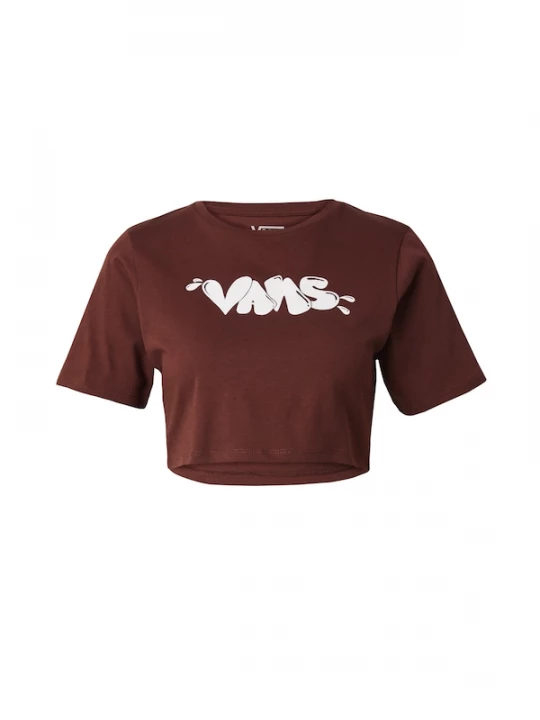 Foto van product VANS Shirt chocoladebruin / wit