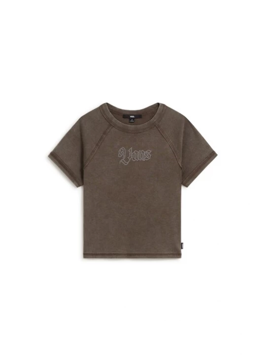 Foto van product VANS Shirt 'Claire Embellished Baby' donkerbruin