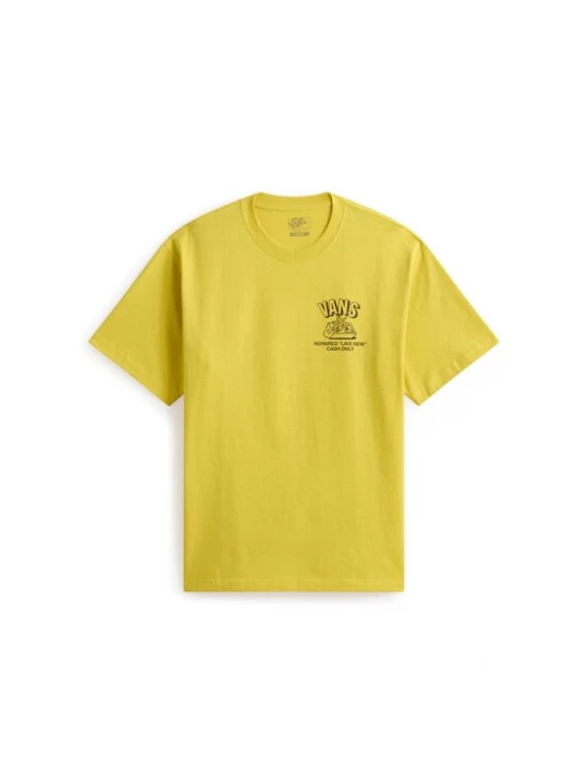 Foto van product VANS Shirt donkerbruin / geel
