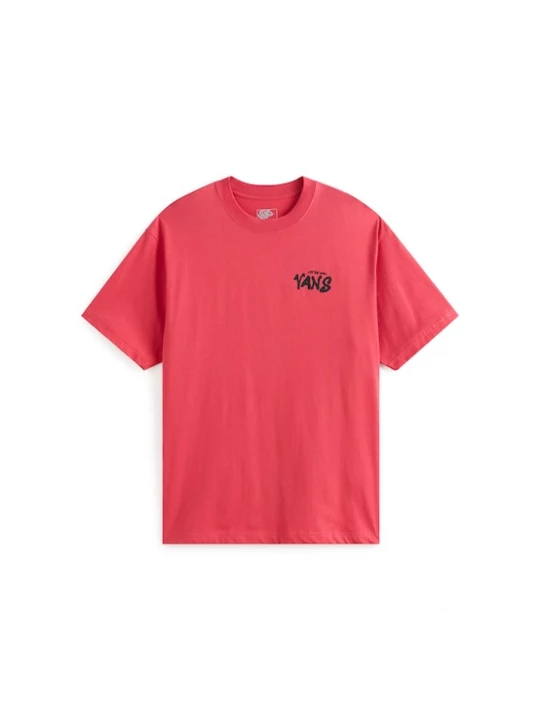 Foto van product VANS Shirt lichtrood / zwart / wit