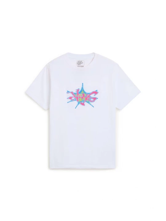 Foto van product VANS Shirt 'Machinlma' azuur / mosterd / pink / wit