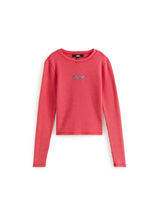 Foto van product VANS Shirt 'Teri' lichtrood / zwart / wit
