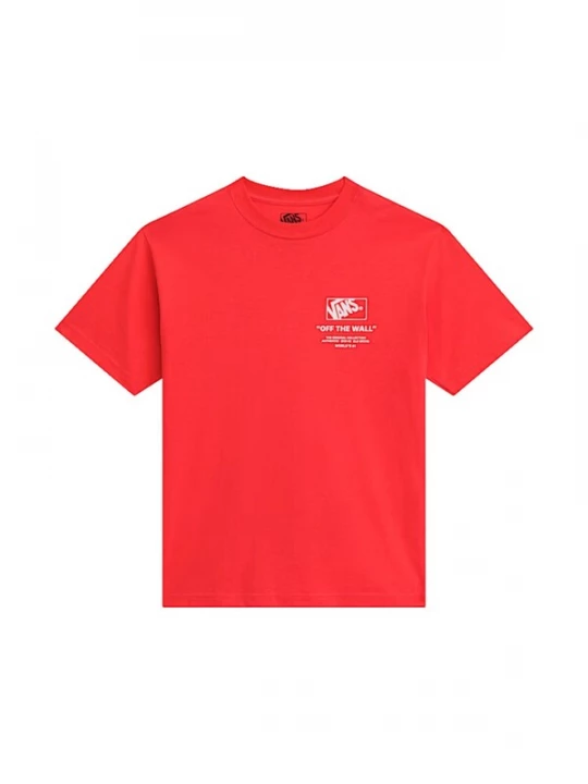 Foto van product VANS Shirt 'VANS STACKED HI SS TEE T-SHIRT' rood