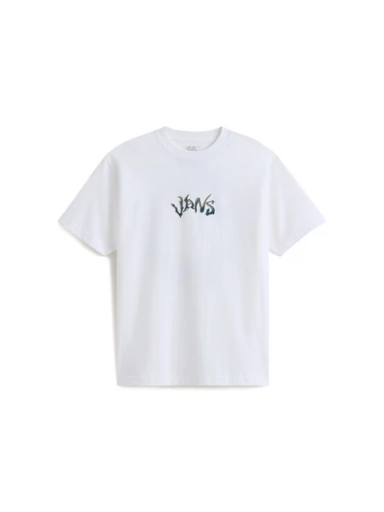 Foto van product VANS Shirt 'Wild Circle' donkergroen / lichtoranje / wit