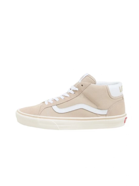 Foto van product VANS Sneakers hoog 'Skool 37' donkerbeige / wit