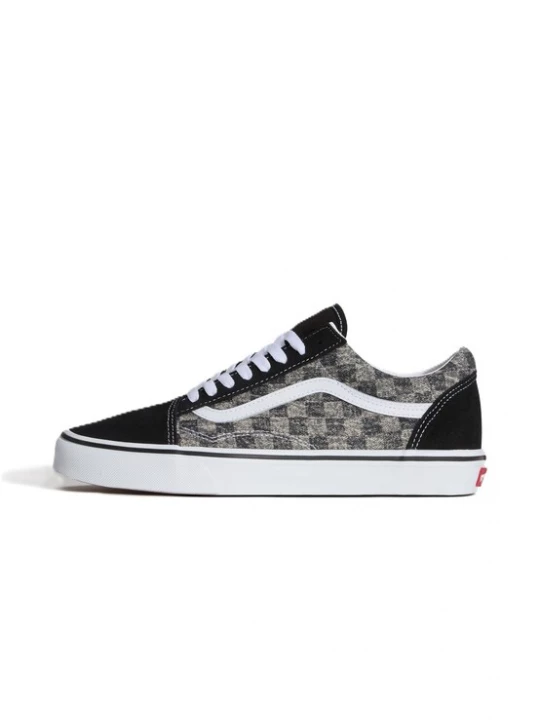 Foto van product VANS Sneakers laag 'Old Skool' beige gemêleerd / zwart / zwart gemêleerd / wit