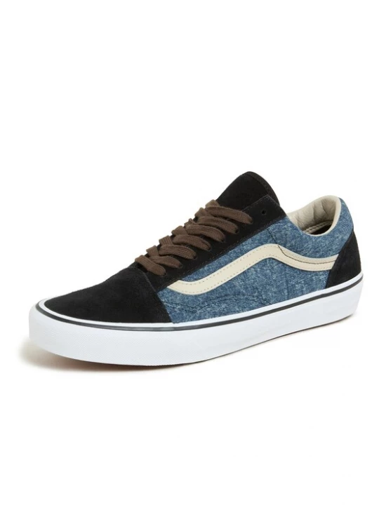 Foto van product VANS Sneakers laag 'Old Skool' blauw denim / zwart / wit