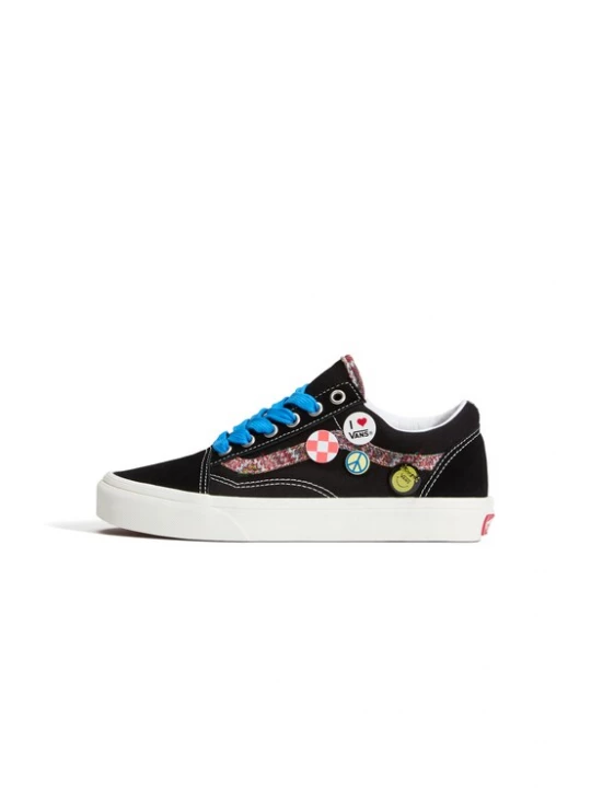 Foto van product VANS Sneakers 'Old Skool' geel / koraal / zwart / wit