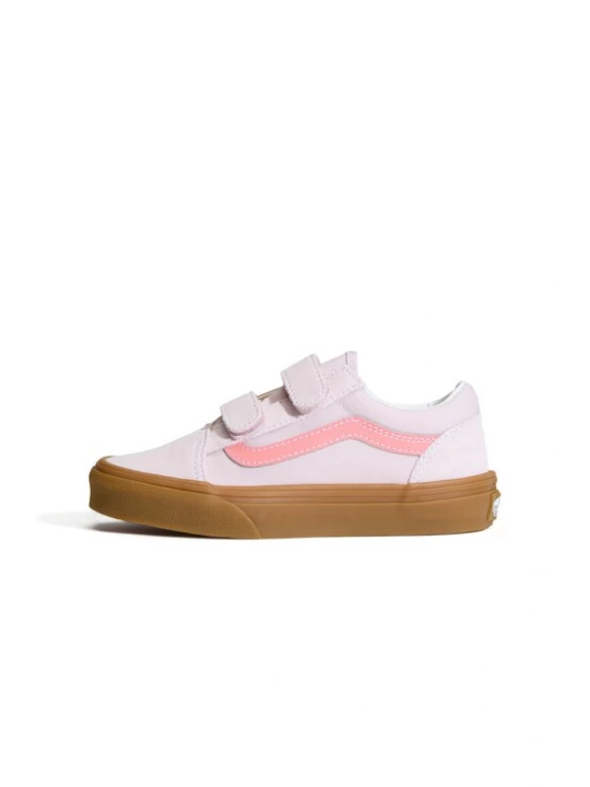 Foto van product VANS Sneakers 'Old Skool Hook and Loop' pink / wit