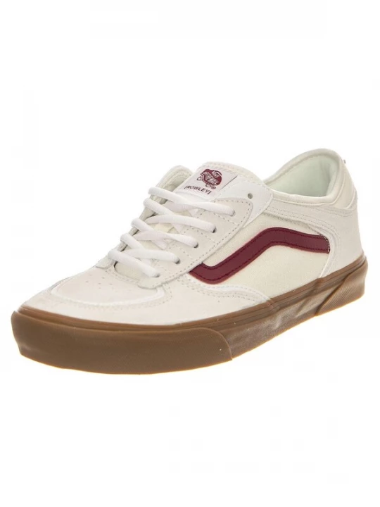 Foto van product VANS Sportieve veterschoen 'Skate Rowley Red / White / Gum' wit