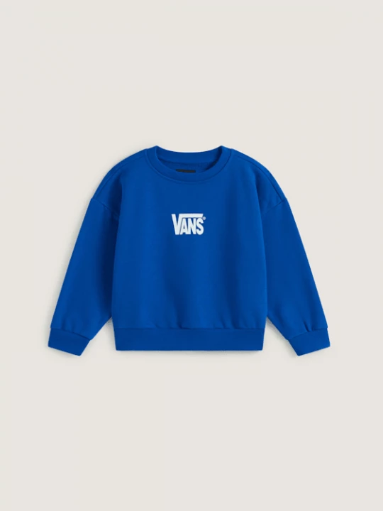 Foto van product Vans - Stretch Crew Sweater met logo voor kinderen (2-8 jaar)unisex, Blauw