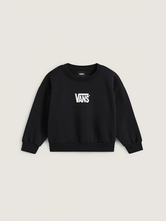 Foto van product Vans - Stretch Crew Sweater met logo voor kinderen (2-8 jaar)unisex, Zwart