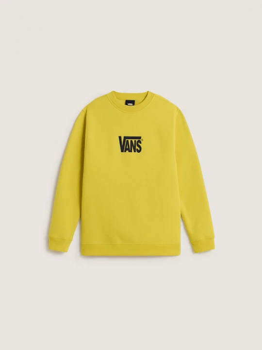 Foto van product Vans - Stretch Crew Sweater met logo voor kinderen (8-14 jaar)unisex, Geel