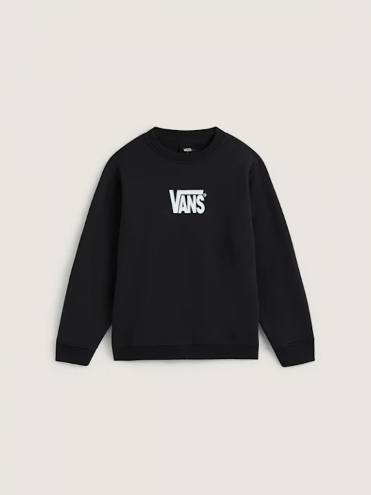 Foto van product Vans - Stretch Crew Sweater met logo voor kinderen (8-14 jaar)unisex, Zwart