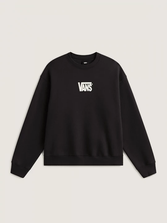 Foto van product Vans - Stretch Logo Crew Sweatshirt, Man, Zwart