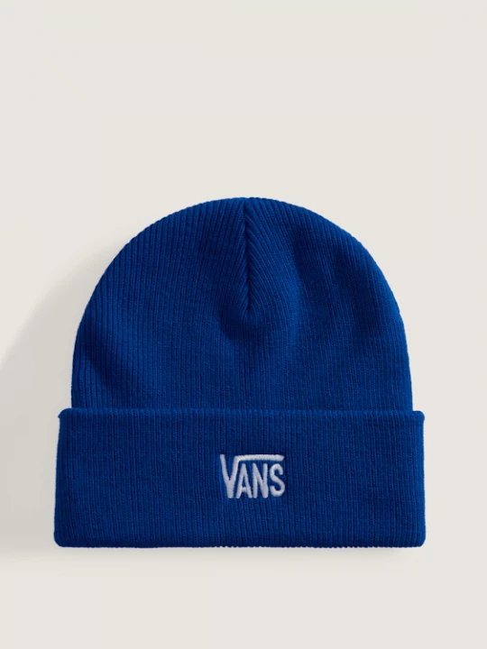 Foto van product Vans - Stretch Logo Tall Cuff Beanie classic blueunisex, Blauw, Grootte: Een maat
